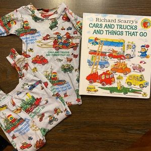 Cars and Trucks Book and Matching PJ Set Size 3T